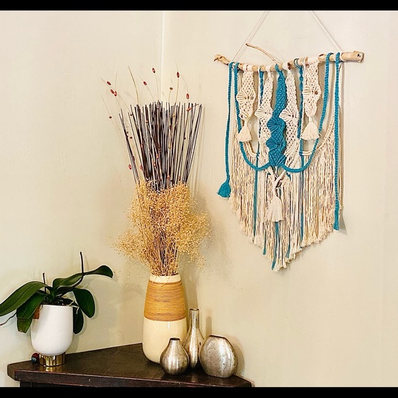 Made by Native S. American Dream catcher macrame hanger wall art attract +energy - Picture 6 of 13